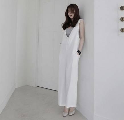 ゆったり オールインワン レディース オーバーオール ガウチョパンツ お出かけ 白 黒 カジュアル ワンピース 春夏 代の通販はau Pay マーケット おひさまブランケット 商品ロットナンバー