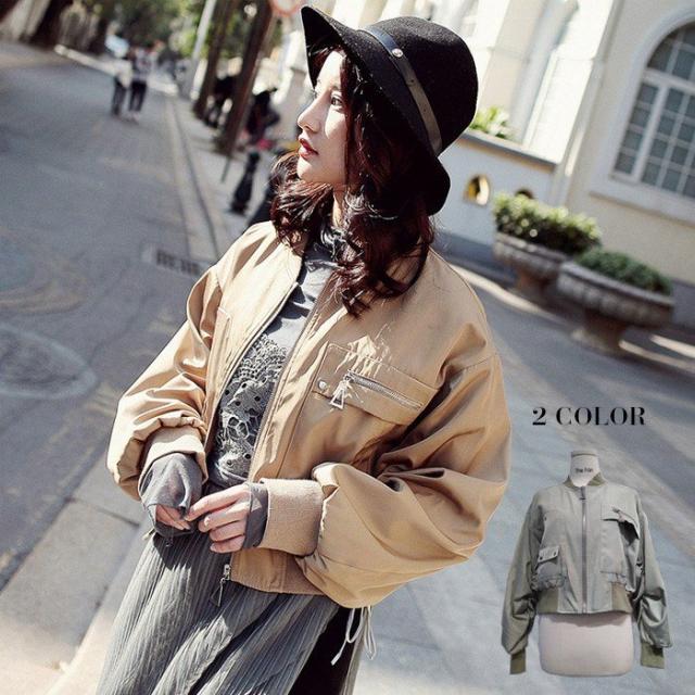 ブルゾン レディース ブルゾン 無地 ブルゾン ジャケット 長袖 Ma 1 コート レディース 秋アウター ブラックの通販はwowma ワウマ Jm Sｈｏｐ 商品ロットナンバー