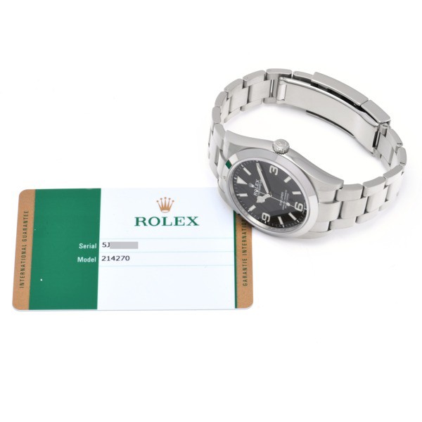 最安値即納 ROLEX ロレックス エクスプローラー 214270 ランダム品番 中古 407507の通販はau PAY マーケット - 一風騎士|商品ロットナンバー:503744781 在庫NEW