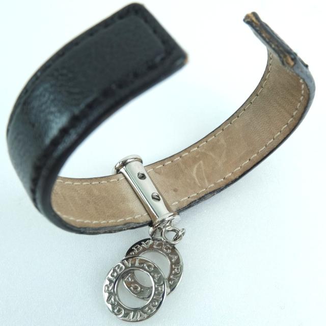 にしきの BVLGARI ユニセックス ランクA-の通販はau PAY マーケット - 質にしきの|商品ロットナンバー:480771301 ブルガリ バングル カーフ 黒 ブレスレット カラー