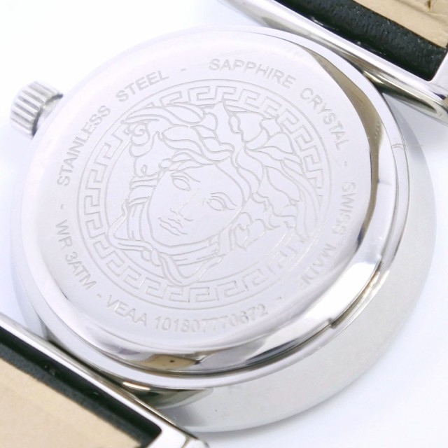 新品最新品 VERSACE 黒文字盤 腕時計 レディースの通販はau PAY マーケット - 質にしきの｜商品ロットナンバー：485248857 ヴェルサーチ ミニヴァ二ティ VEAA00118 SS クオーツ 正規品大得価
