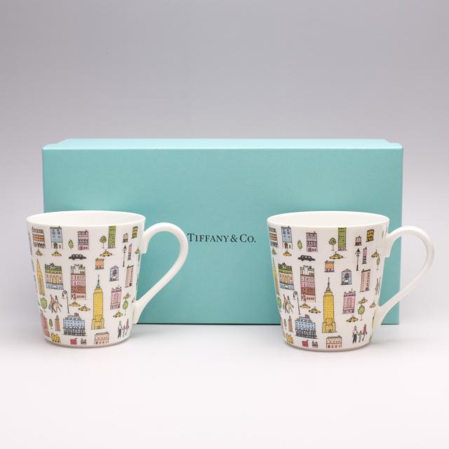 メーカー包装済 Tiffany Co ティファニー マグカップ 2客 ペア 5th アベニュー 陶磁器 食器 人気ブランドを Bayounyc Com