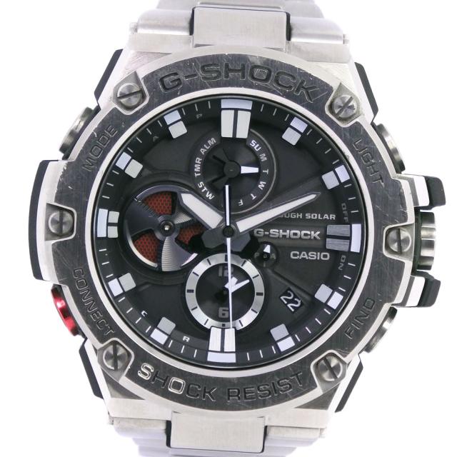 還元祭 Casio カシオ ｇショック Gst B100 Ss ソーラー電波時計 黒文字盤 腕時計 メンズ 2021新作モデル Travelstore Tn