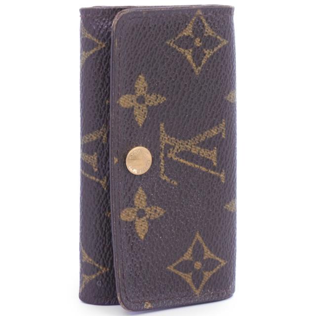 人気特価激安 Louis Vuitton ルイ ヴィトン ミュルティクレ4 M モノグラムキャンバス 茶 キーケース 絶対一番安い Asianatusah Shop