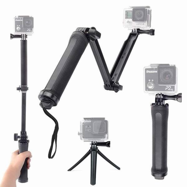 Gopro アクセサリー 3way 自撮り棒 防水 Gopro Hero7 6 5 4muson 対応 軽量 三脚 一脚 アングル調整可能の通販はau Pay マーケット Yolili Au Pay マーケット店 商品ロットナンバー