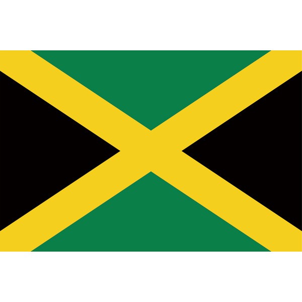 お得セット 旗 世界の国旗 エクスラン国旗 ジャマイカ 取り寄せ商品