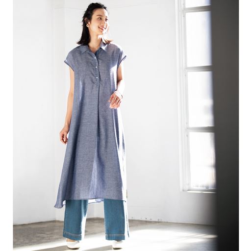 フレアシャツワンピース 接触冷感 3l 10 の通販はau Pay マーケット セシール 商品ロットナンバー