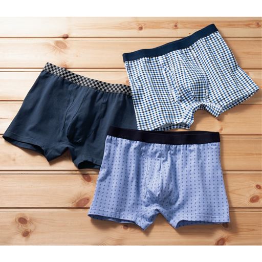 メンズ下着 メンズ トランクス ブリーフ ボクサーパンツ 色柄違い3枚組 綿混ボクサーブリーフ 前開き M L Ll 22 の通販はau Pay マーケット セシール 商品ロットナンバー