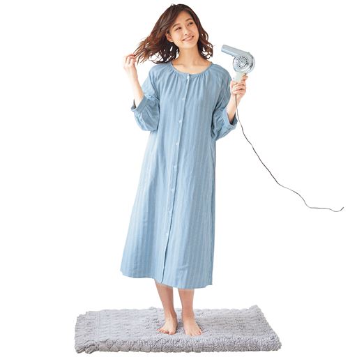 女性下着 レディース パジャマ ルームウェア 部屋着 前開きダブルガーゼワンピース 綿100 M L Ll 3104 4150の通販はau Pay マーケット セシール 商品ロットナンバー