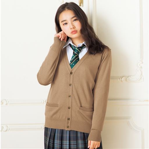 日本製ウールカーディガン(スクール・制服) S M L|1221-678611 日本製ウールカーディガン(スクール・制服) S M L|1221-678611
