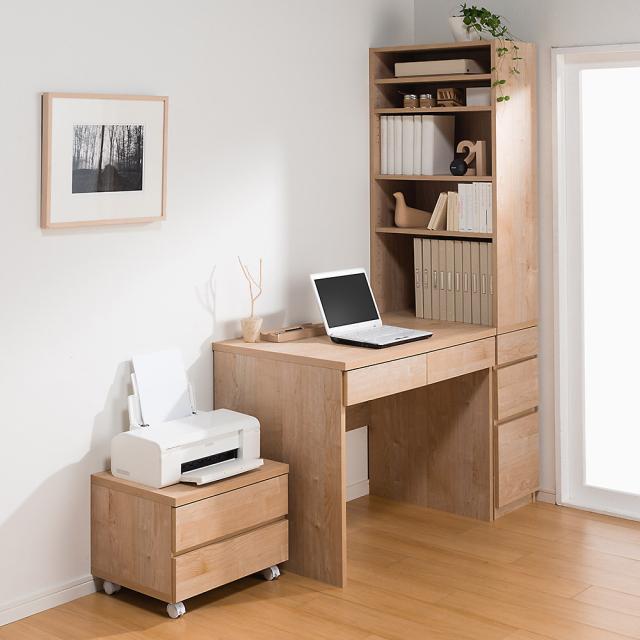 未使用品 家具 収納 パソコンデスク 幅90cm奥行60cm ホームオフィス家具 パソコンデスク Pay 天然木調 配線すっきりデスクシリーズ パソコンデスク 幅90cm奥行60cm 収納 ながのけん a Consesa Do