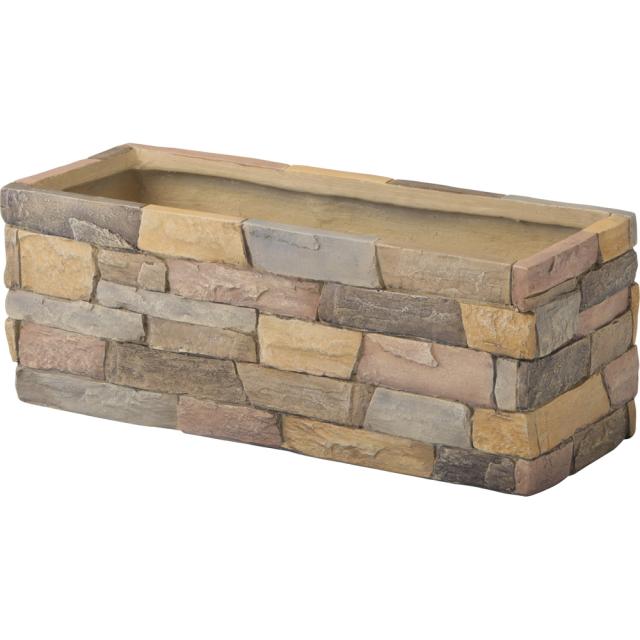 数量限定 ガーデニング フラワー ガーデニング用品 エクステリア プランター 鉢 フラワースタンド レンガ調プランター 幅80cm G 人気の Elskaveda Com