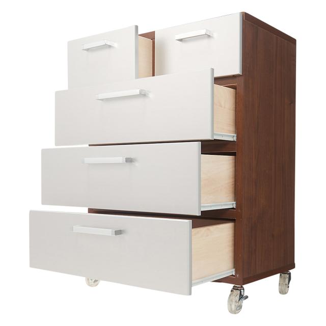注目の福袋をピックアップ トイレ収納 収納 家具 洗面所収納 4段 幅60cm キャスター付きモダンクローゼットチェスト その他押入れ収納 Sutevalle Org