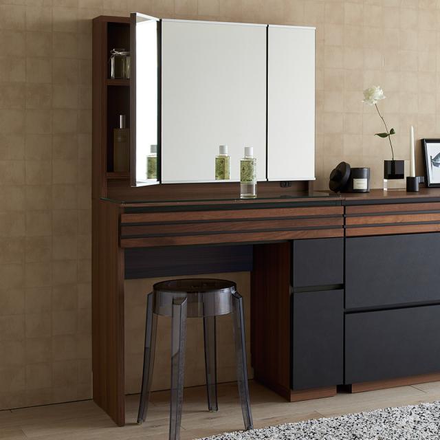 Seal限定商品 家具 収納 小物収納 収納ボックス ドレッサー Alusstyle アルススタイル チェストシリーズ 三面鏡ドレッサー 幅80 5cm H116 最適な材料 Olsonesq Com