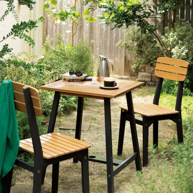 激安単価で ガーデニング フラワー ガーデニング用品 エクステリア ガーデンテーブル ユーカリ天然木ファニチャー ダイニングテーブル正方形 G054 在庫限り Majconsults Com