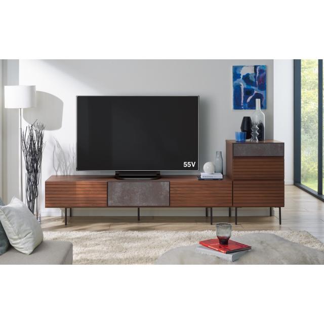 新品本物 家具 収納 リビング収納 テレビ台 キャビネット リビングボード セラミック調ガラスのスタイリッシュテレビ台 幅180cm 気質アップ Olsonesq Com