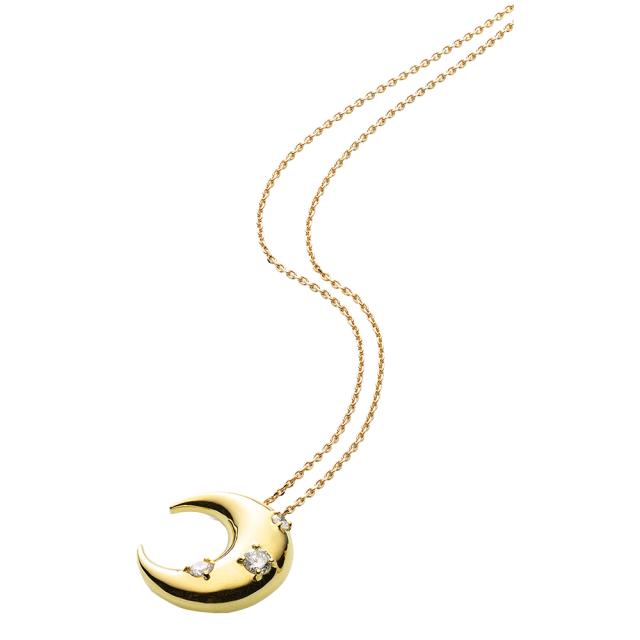 激安通販の バッグ 靴 アクセサリー ジュエリー ダイヤモンド 0 3ctダイヤ 0 3ctダイヤ K18 アクセサリー クレセントムーン ダイヤモンド ペンダント カキノキムラ 2ed8e7e1 Elaunchinfotech Com