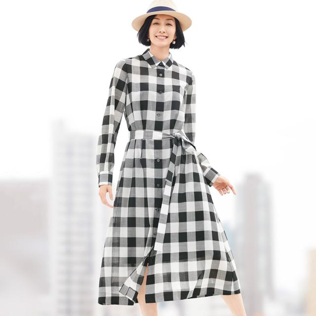 即納 ファッション ワンピース シャツワンピース チュニック シャツワンピース ブロックチェック ブロックチェック ワンピース シャツワンピース 2502 ハンコヤストア 5bac66e7 Positivesport Ca