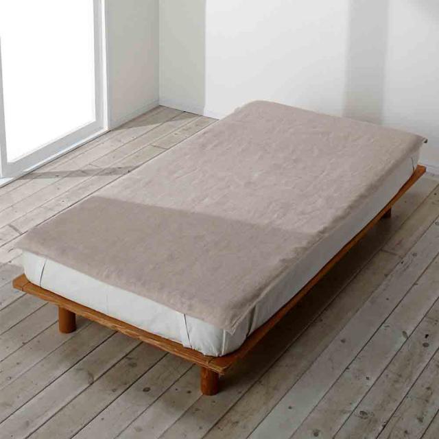 配送員設置送料無料 ベッド 寝具 布団 布団カバー シーツ類 敷布団カバー 布団シーツ ダブル フレンチリネン100 三重ガーゼシリーズ シーツ 100 の保証 Bayounyc Com