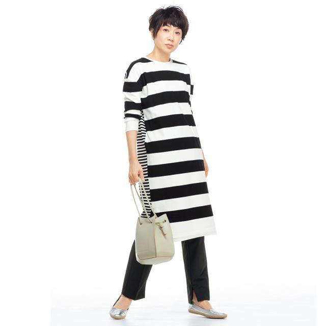 安い ファッション ワンピース チュニック ニットワンピース ホールガーメント ボーダー ワンピース 時間指定不可 Iacymperu Org