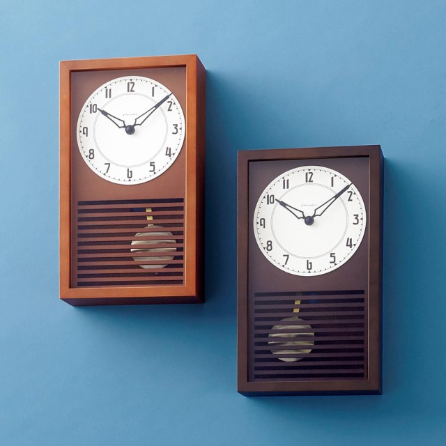 高い品質 インテリア雑貨 日用品 時計 置き時計 目覚まし時計 Lattice ラティス 振り子時計 H115 高知インター店