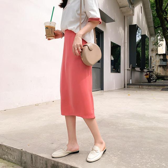 げいただい 新作 きれいめ きれカジ Ol デート ボトムス の通販はau Pay マーケット Brutal Beauty ブルータルビューティ 春 夏 ロングスカート ペンシルスカート ミモレ丈 ミディ丈 無地 ピンク シンプル ルインワン