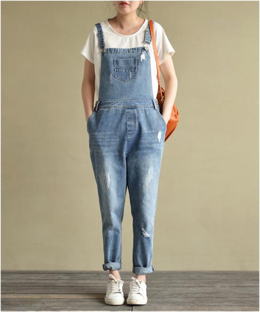 期間限定送料無料 爽やか カジュアル デザイン ダメージ デニム サロペット おすすめ 19 新作 21年春夏再販 Www Endocenter Com Ua