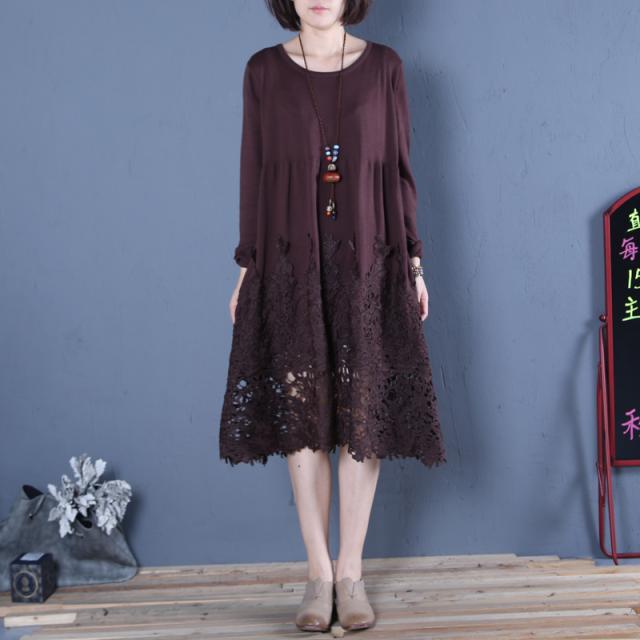 激安特価 レース鍵編み 大人可愛いロングワンピース デートや旅行に 毎回完売 Www Iacymperu Org