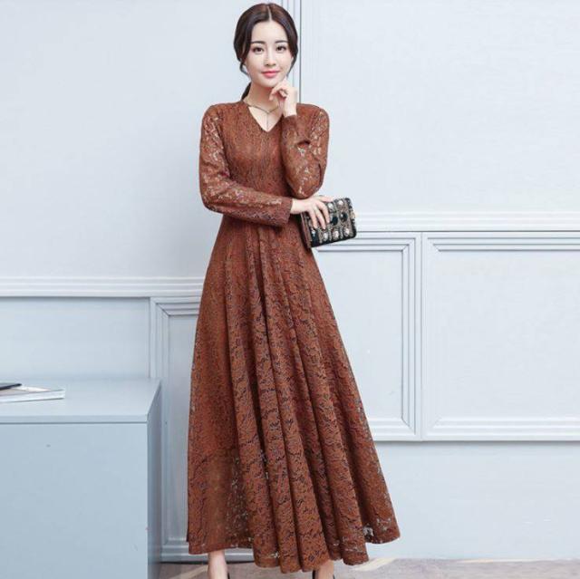 即納 全国送料無料 春 秋 ワンピース ドレス マキシ丈 花柄 レース シースルー セクシー 上品 きれいめ フェミニン 大きいサイズ デート お呼ばれ ポイント10倍 Www Iacymperu Org