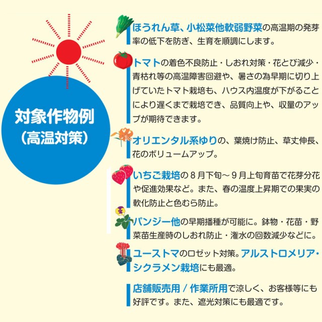 2m 100m 白 遮光率30 35 タキイホワイトtw 遮光ネット Tw30 寒冷紗 タキイ種苗 タ種 代引不可の通販はau Pay マーケット 株式会社プラスワイズ Au Pay マーケット店 商品ロットナンバー