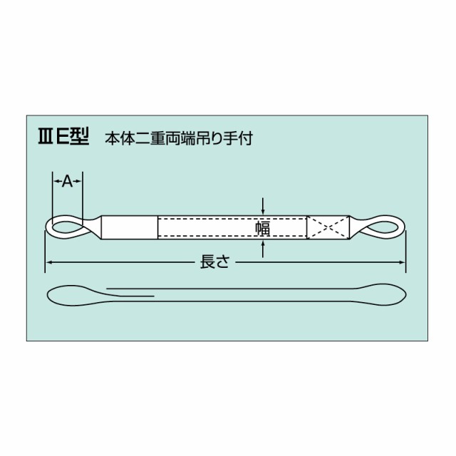 セール即納 吊具 ベルトスリング IIIE型 P100mm×7m 長さ 7 m 幅 100 mm アイ部(A)折り径 400 mm 使用荷重 3.2 ton以下 スリーエッチ HHHの通販はau PAY マーケット - 株式会社プラスワイズ au PAY マーケット店|商品ロッ 低価最新作