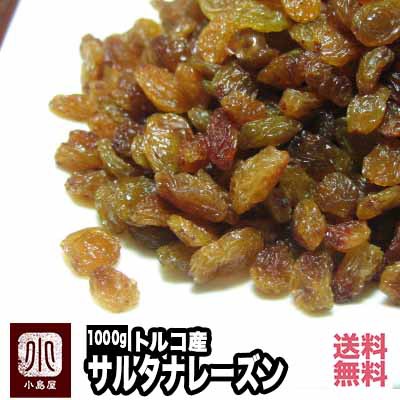 レーズン サルタナレーズン 1kg 砂糖不使用 宅急便送料無料 ふっくら食感で甘ささっぱり ドライフルーツ 専門店