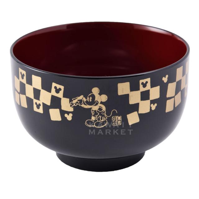 ミッキーマウス おわん お味噌汁 和柄 食器 和食 東京ディズニーリゾート35周年イベント ディズニーランド限定 最新作の