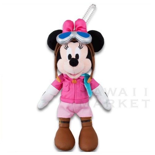 ミニーマウス ぬいぐるみバッジ ソアリン 2019 アクセサリー ぬいば キーホルダー アトラクション ディズニーシー限定 お土産