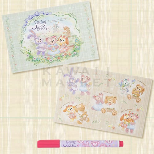 ポストカード カラーペン ダッフィー フレンズのスプリングインブルーム 絵はがき ディズニーシー限定 お土産 プレゼント の通販はau Pay マーケット Kawaii Market 商品ロットナンバー