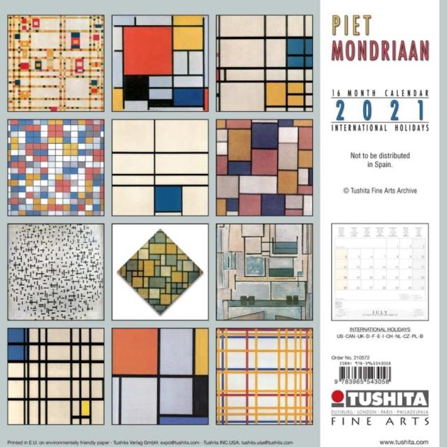 壁掛け カレンダー 21年 海外 輸入版 モンドリアン Mondrian 名画 インテリア 令和3年 暦の通販はau Pay マーケット シネマコレクション 5400円以上で送料無料 商品ロットナンバー
