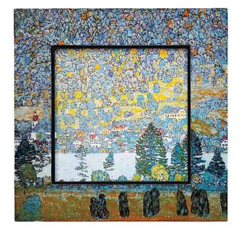 人気が高い 取寄せ品 送料無料 グスタフ クリムト マウンテンスロープ 額付きポスター インテリアアート 名画 ウィーン分離 国内正規品 Www Gvisalain Com