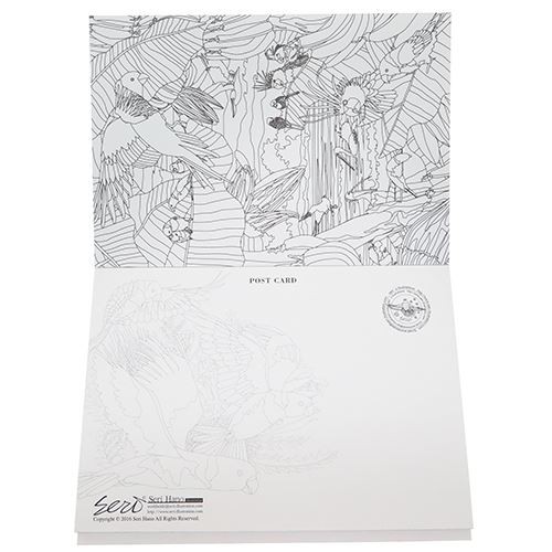 大人の塗り絵 ポストカードブック ぬりえカード8枚セット羽野瀬里 Animal Kingdom かわいいグッズ メール便可の通販はau Pay マーケット シネマコレクション 5400円以上で送料無料 商品ロットナンバー
