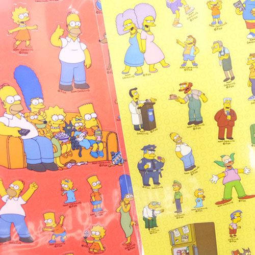 シンプソンズ デコステッカー クリアシール アニメキャラクターグッズの通販はau Pay マーケット シネマコレクション 5400円以上で送料無料 商品ロットナンバー