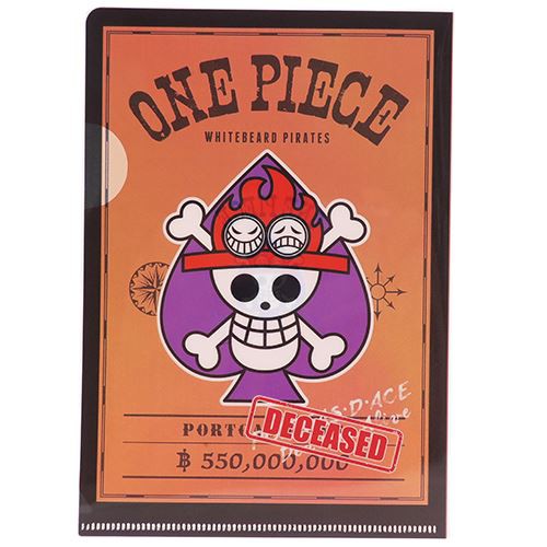 ワンピース ファイル A6ミニクリアアイル エース One Piece アニメキャラクターグッズ メール便可の通販はau Pay マーケット シネマコレクション 5400円以上で送料無料 商品ロットナンバー