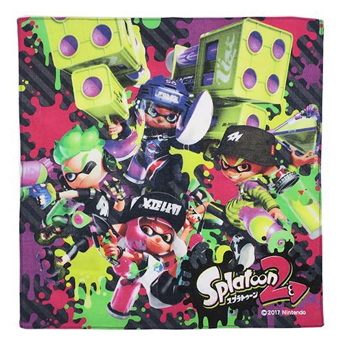 スプラトゥーン2 ハンカチ 集合柄 Nintendo キャラクターグッズ メール便可の通販はau Pay マーケット シネマコレクション 5400円以上で送料無料 商品ロットナンバー