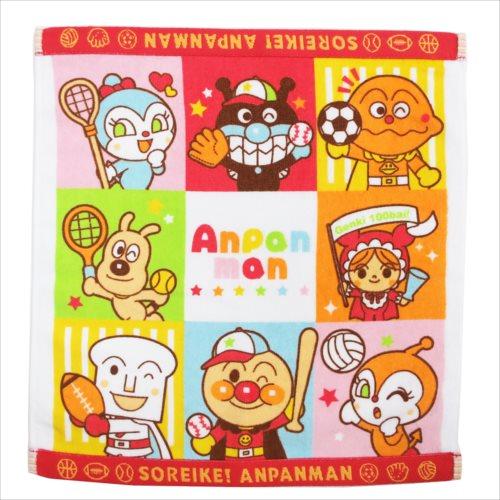 アンパンマン ハンドタオル ゲストタオル スポーツチャレンジ キャラクターグッズ メール便可の通販はau Wowma ワウマ シネマコレクション 5400円以上で送料無料 商品ロットナンバー