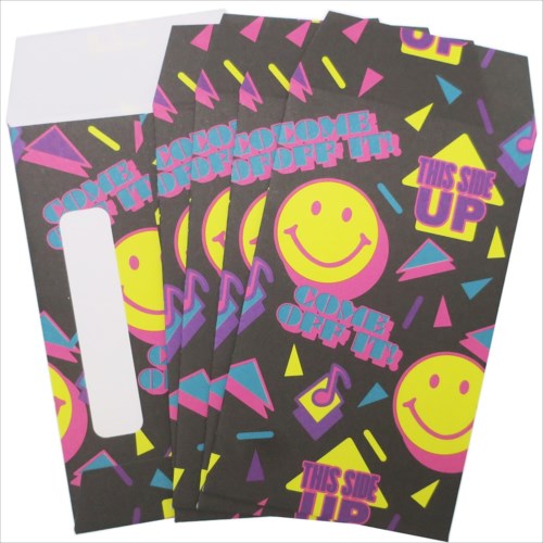 ポチ袋 ミニ封筒 5枚セット Smile 90 S おもしろ雑貨グッズ通販 メール便可