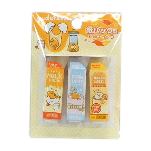 ぐでたま 鉛筆キャップ パロディえんぴつカバー3本セット 紙パック型 サンリオ キャラクターグッズ通販 メール便可の通販はau Wowma ワウマ シネマコレクション 5400円以上で送料無料 商品ロットナンバー