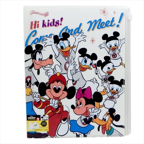 ミッキーマウス ファイル ジップファスナー付6ポケットa4クリアファイル Mickey Mouse Club ディズニー 文具 の通販はau Wowma ワウマ シネマコレクション 5400円以上で送料無料 商品ロットナンバー