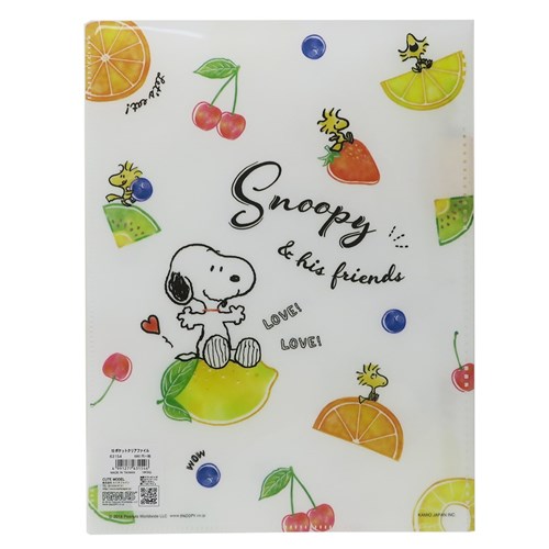 スヌーピー ファイル 10ポケットa4クリアファイル フルーツ ピーナッツ 新学期準備雑貨 キャラクター グッズの通販はau Pay マーケット シネマコレクション 5400円以上で送料無料 商品ロットナンバー