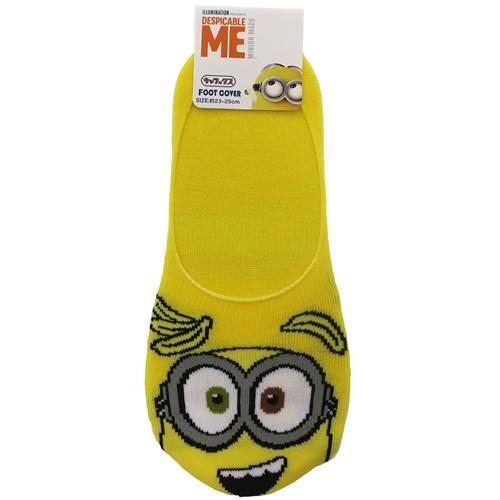 ミニオンズ 女性用 靴下 レディース フットカバー ボブ バナナ ユニバーサル映画 23 25cm キャラクター グッズ