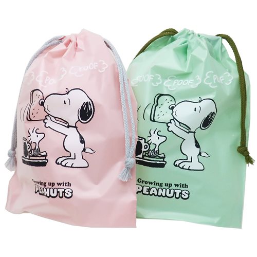 スヌーピー 巾着袋 ポリ巾着 2枚セット ピーナッツ 23 29cm キャラクター グッズ メール便可の通販はau Wowma ワウマ シネマコレクション 5400円以上で送料無料 商品ロットナンバー
