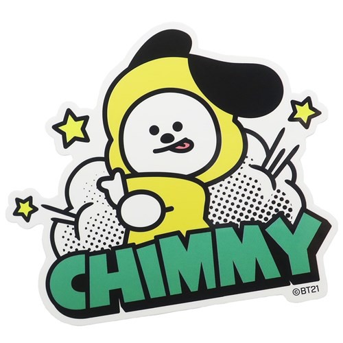 Bt21 ビッグ シール 耐水耐光 ダイカット ステッカー Chimmy Line Friends 屋外使用 キャラクター グッズ メール便可の通販はau Wowma ワウマ シネマコレクション 5400円以上で送料無料 商品ロットナンバー