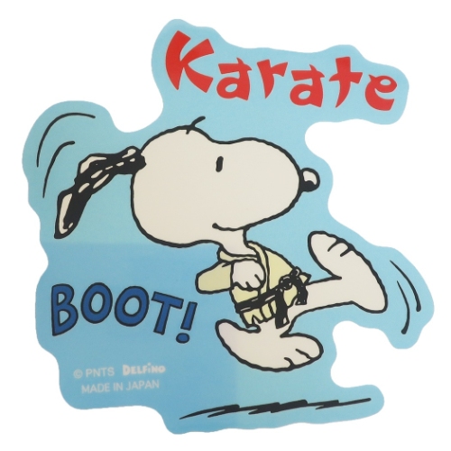 スヌーピー ダイカット ステッカー シール 空手 ピーナッツ コレクション雑貨 キャラクター グッズ メール便可の通販はau Pay マーケット シネマコレクション 5400円以上で送料無料 商品ロットナンバー